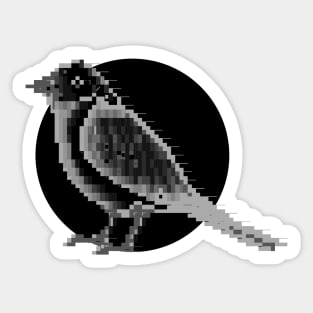 Ascii Bird Sticker